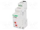 Timer; 0,1s÷24days; SPDT; 10A; 230VAC; for DIN rail mounting; IP20 F&F