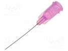 Needle: steel; 1"; Size: 30; straight; 0.15mm; Mounting: Luer Lock FISNAR