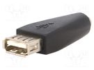Adapter; USB 2.0; Jack 3.5mm 3pin socket,USB A socket Goobay