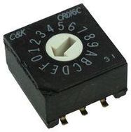 ROTARY SWITCH, 16 POS, 24VDC, SMD