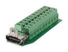 CONNECTOR, 19POS, RCPT, PANEL