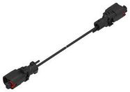 CABLE ASSY, 2P RCPT-RCPT, 3M