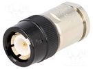 Connector: C; plug; male; silver plated; Insulation: PTFE; 50Ω; 10mm UNICON