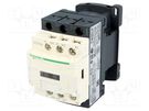 Contactor: 3-pole; NO x3; Auxiliary contacts: NO + NC; 24VAC; 18A SCHNEIDER ELECTRIC