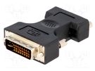 Converter; D-Sub 15pin HD socket,DVI-I (24+5) plug ASSMANN