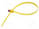 Cable tie; multi use; L: 750mm; W: 13mm; polyamide; 888N; yellow HELLERMANNTYTON