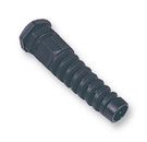 SPIRAL CABLE GLAND, PA, 6.5MM, BLACK