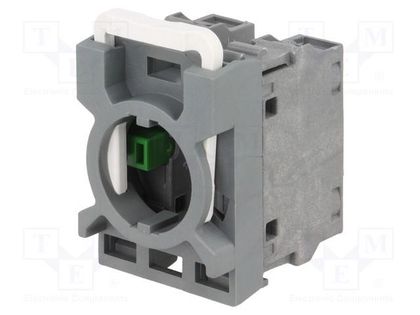 Contact block; 22mm; front fixing; Contacts: NC + NO ABB MCBH-11