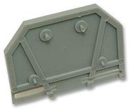 END PLATE, GREY, 4MM WIDE