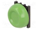 Switch: push-button; 30mm; Stabl.pos: 1; green; none; IP66; KP6 ABB