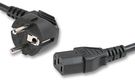 POWER CORD, EURO TO IEC, 2.5M, 10A