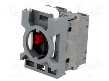 Contact block; 22mm; front fixing; Contacts: NC ABB MCBH-02