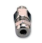 CABLE GLAND, BRASS, 5.5MM, M8, SILVER