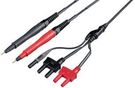 PIN TIP TEST LEAD, 1.5M, 60VDC, BLK/RED