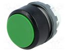 Switch: push-button; 22mm; Stabl.pos: 2; green; none; IP66; flat ABB