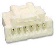 CONNECTOR HOUSING, RCPT, 6POS, 1MM