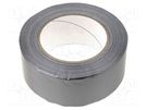 Tape: duct; W: 50mm; L: 50m; Thk: 0.2mm; silver; rubber; 0÷60°C; 5N/cm SCAPA