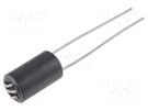Inductor: ferrite; Number of coil turns: 3; Imp.@ 25MHz: 860Ω RICHCO