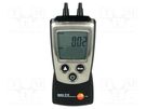 Manometer; 0÷0.1bar; LCD; Features: pocket size; 119x46x25mm; IP40 TESTO