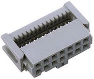 CONNECTOR, RCPT, 60POS, 2ROW, 2.54MM
