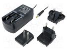 Power supply: switched-mode; mains,plug; 18VDC; 1.33A; 24W; 0÷40°C SUNNY
