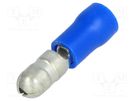 Terminal: round; male; Ø: 5mm; 1.5÷2.5mm2; crimped; for cable; blue BM GROUP