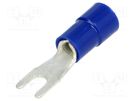 Tip: fork; M3; Ø: 3.2mm; 1.5÷2.5mm2; crimped; for cable; insulated BM GROUP