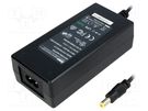 Power supply: switched-mode; 12VDC; 5.42A; Out: 5,5/2,1; 65W SUNNY