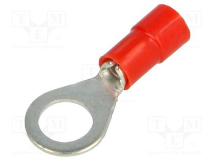 Tip: ring; M6; Ø: 6.2mm; 0.25÷1.5mm2; crimped; for cable; insulated BM GROUP BM00131