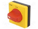 Knob; GA; red/yellow LOVATO ELECTRIC
