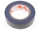 Tape: electrical insulating; W: 15mm; L: 10m; Thk: 130um; grey; 180% SCAPA