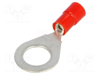 Tip: ring; M8; Ø: 8.3mm; 0.25÷1.5mm2; crimped; for cable; insulated BM GROUP BM00137