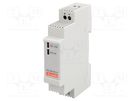 Power supply: switched-mode; for DIN rail; 10W; 24VDC; 0.42A; 80% LOVATO ELECTRIC