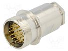 Connector: M27; ZYLIN; plug; male; soldering; for cable; PIN: 26 LAPP