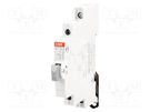 Module: pushbutton switch; 250VAC; 16A; for DIN rail mounting ABB