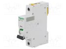 Circuit breaker; 230VAC; Inom: 1A; Poles: 1; for DIN rail mounting SCHNEIDER ELECTRIC