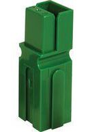 CONNECTOR HOUSING, 1 POSITION, GREEN