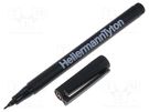Pen; black; Resistance to: UV rays,water HELLERMANNTYTON