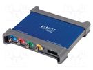 Mixed signal PC; 200MHz; Ch: 4; 512Mpts; 1Gsps; Resolution: 8bit Pico Technology