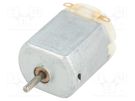 Motor: DC; without gearbox; 6VDC; 800mA; Shaft: smooth; 11500rpm POLOLU