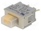Switch: slide; Pos: 2; SPDT; 0.05A/60VAC; 0.05A/60VDC; ON-ON; 500MΩ 