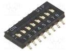 Switch: DIP-SWITCH; Poles number: 8; ON-OFF; 0.1A/50VDC; Pos: 2 CANAL ELECTRONIC