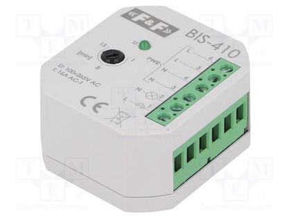 Relay: installation; bistable; NO; in mounting box; 16A; -25÷50°C F&F BIS-410