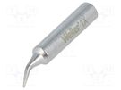 Tip; bent chisel; 0.4mm; for  soldering iron WELLER