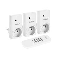Rebel Remote-Controlled Power Socket (1+3)