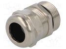 Cable gland; with long thread; PG16; IP68; brass HUMMEL
