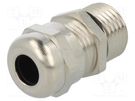 Cable gland; with long thread; PG9; IP68; brass HUMMEL