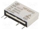 Relay: electromagnetic; SPST-NO; Ucoil: 5VDC; 5A; 5A/250VAC; PCB HONGFA RELAY