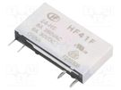 Relay: electromagnetic; SPST-NO; Ucoil: 24VDC; 6A; 6A/250VAC; PCB HONGFA RELAY