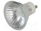 Filament lamp: halogen; 230VAC; 50W; GU10; JDR; 580lm; 38° ZEXT